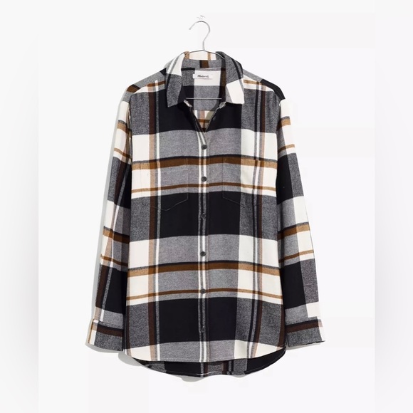 Madewell Tops - MADEWELL Flannel Sunday Shirt in Bromley Plaid (M)